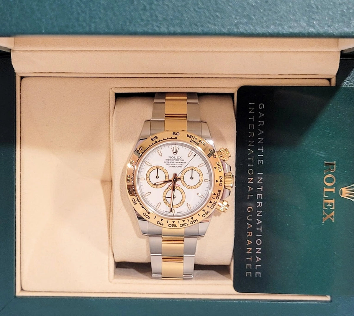 2024 Rolex Daytona 126503 White Dial TT 18kt Oyster With Papers 40mm