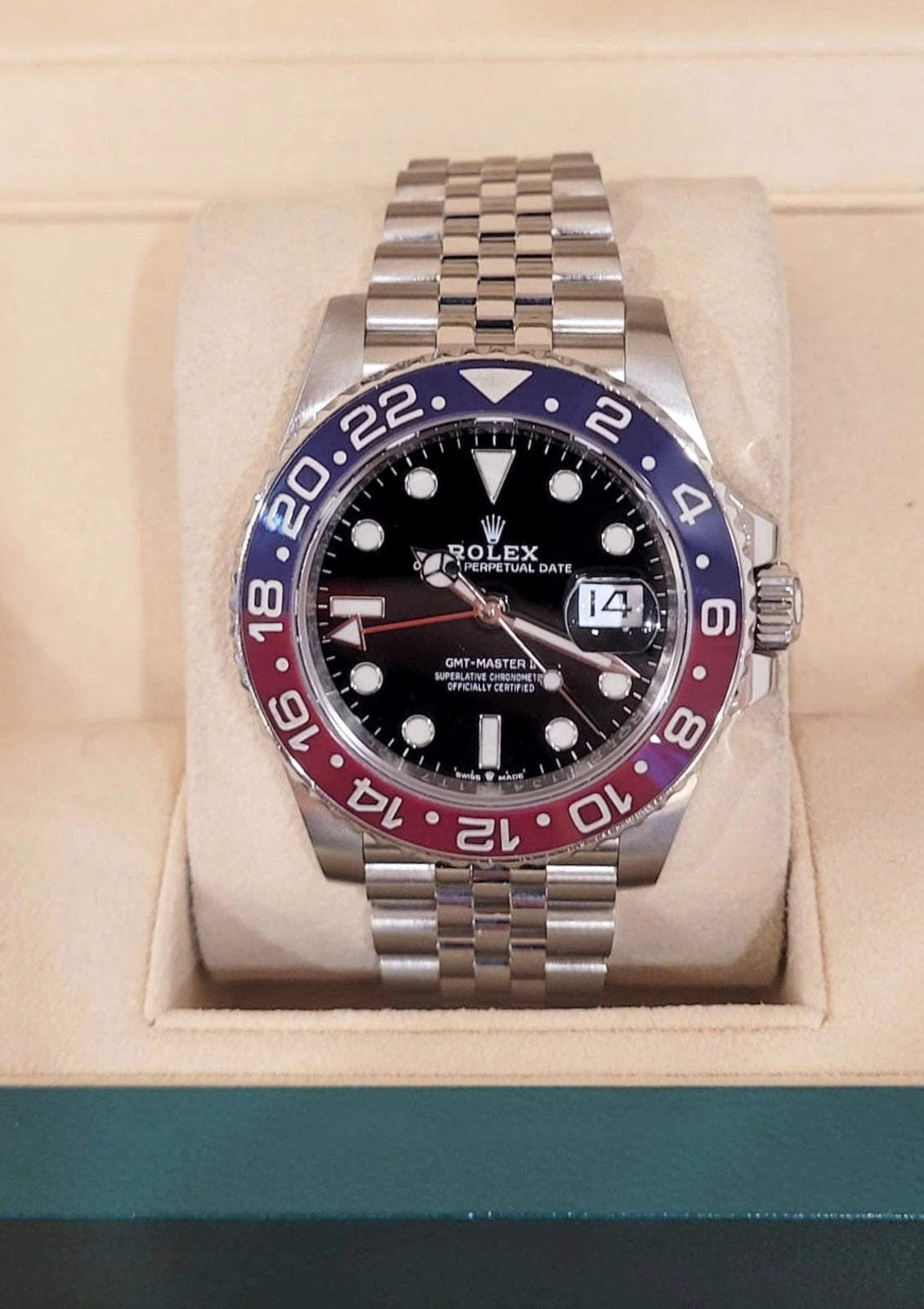 2021 Rolex Pepsi GMT-Master 126710BLRO Black Dial SS Jubilee With Papers 40mm