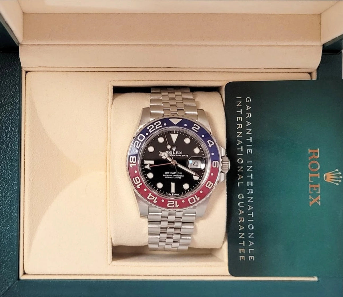 2021 Rolex Pepsi GMT-Master 126710BLRO Black Dial SS Jubilee With Papers 40mm