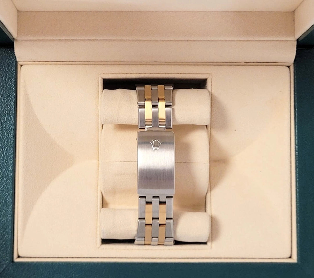 1991 Rolex Datejust Oysterquartz 17013 Champagne Dial TT 18kt No Papers 36mm