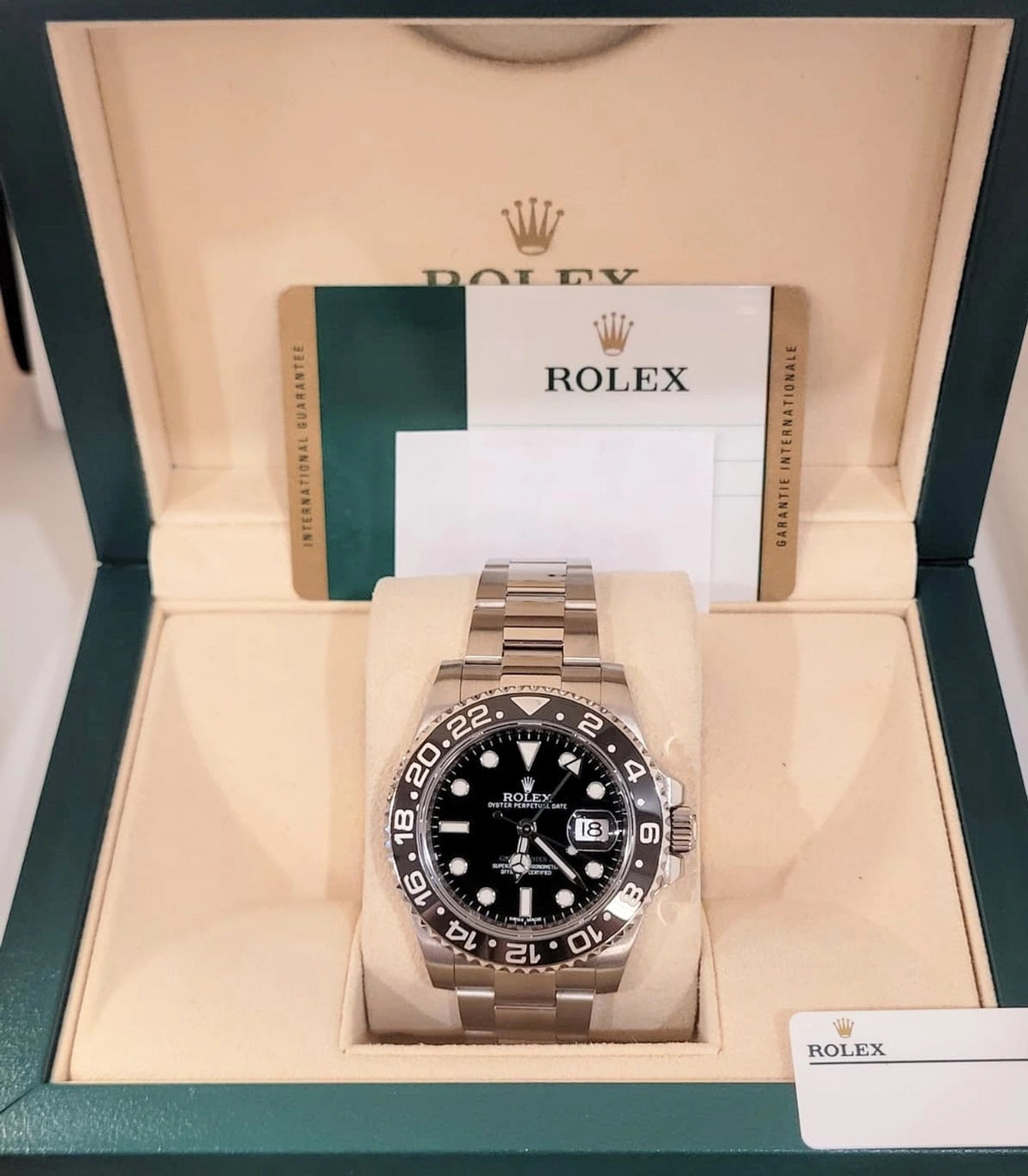 2016 Rolex GMT-Master II 116710 Black Dial SS Oyster With Papers 40mm