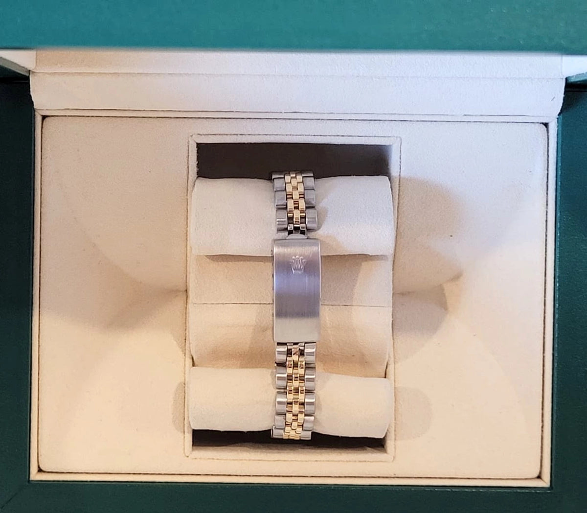 1988 Rolex Ladies Oyster Perpetual 67193 White Dial TT Jubilee No Papers 24mm