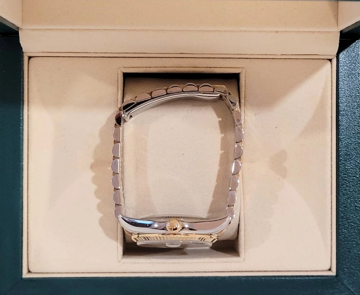 2004 Rolex Datejust 116233 Blue Vignette Diamond Dial TT Jubilee No Papers 36mm