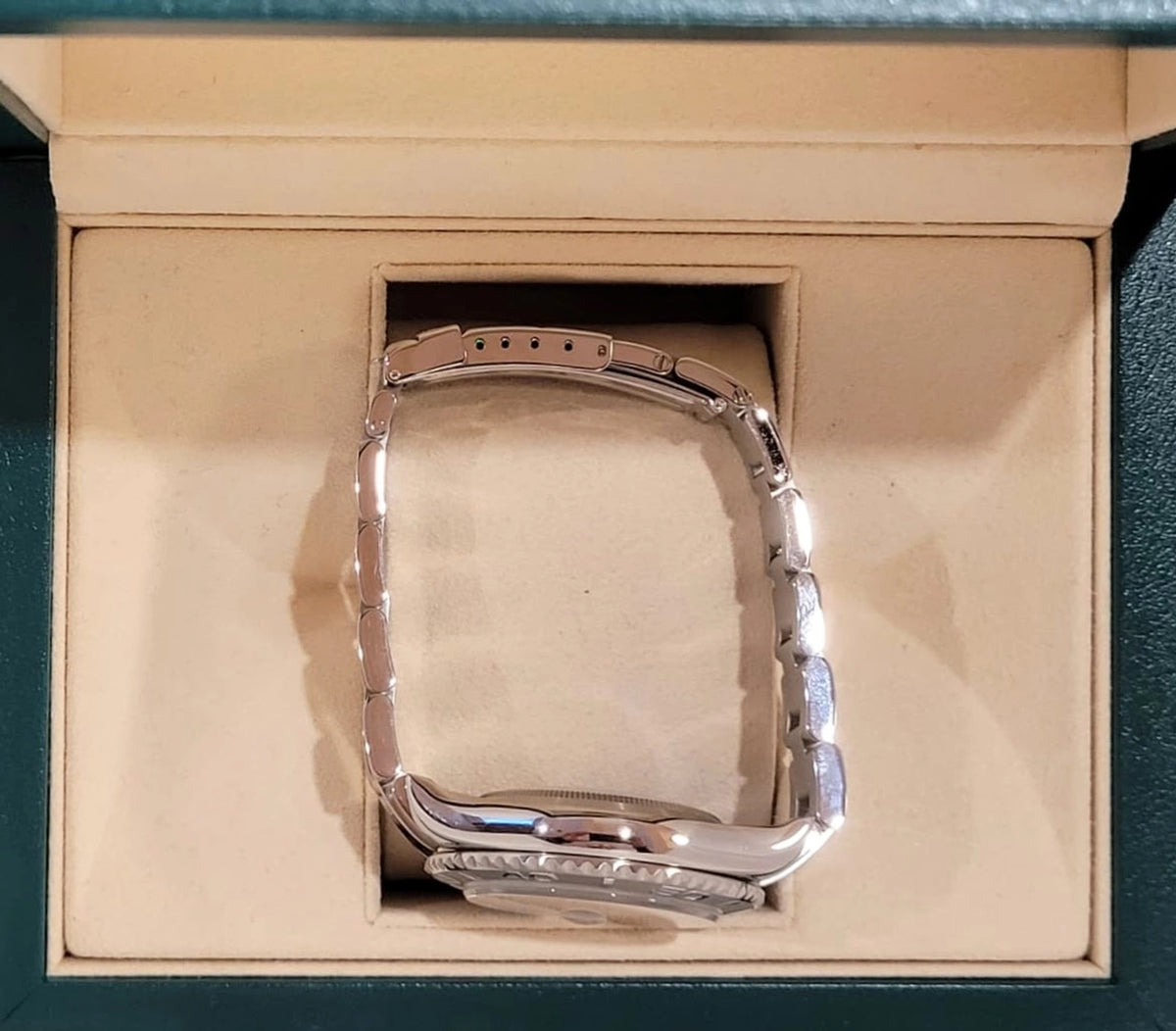 2000 Rolex Yacht-Master 16622 Platinum Dial SS Oyster No Papers 40mm