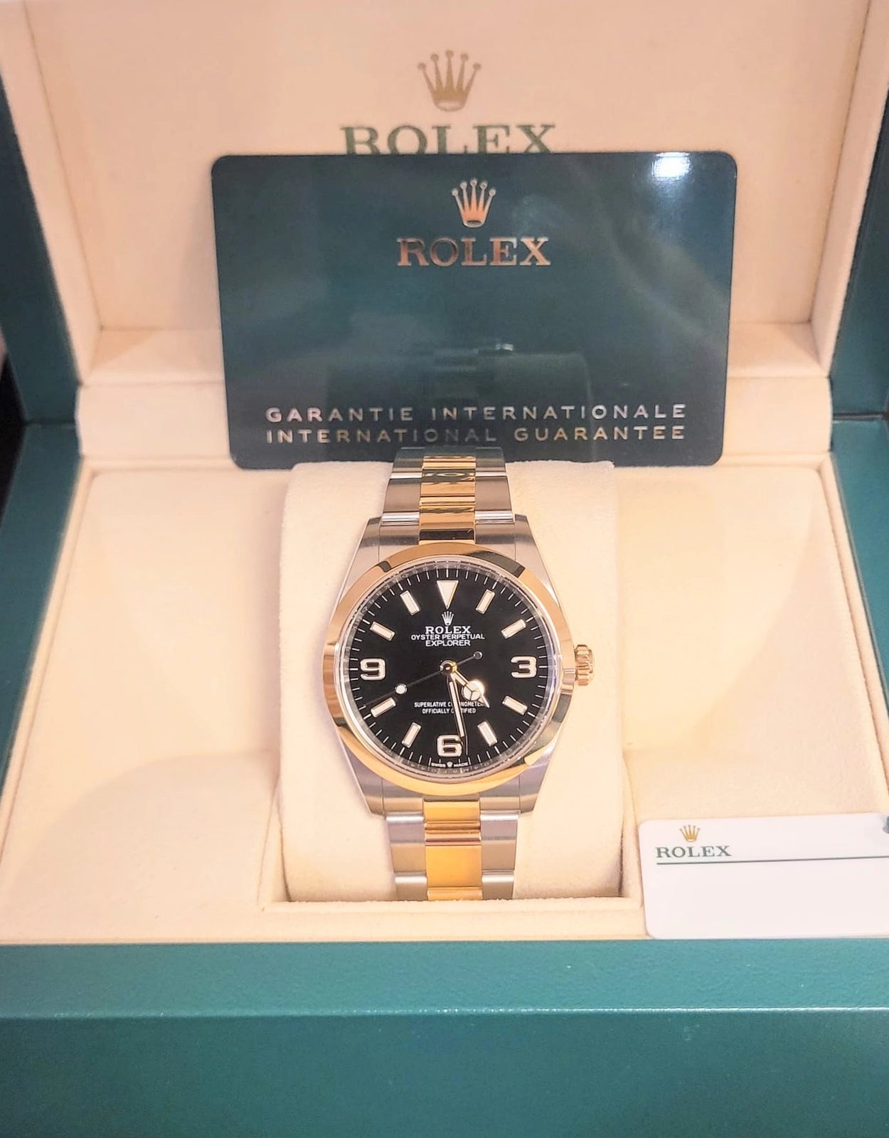 2024 Rolex Explorer 124273 Black Dial TT Oyster With Papers 36mm