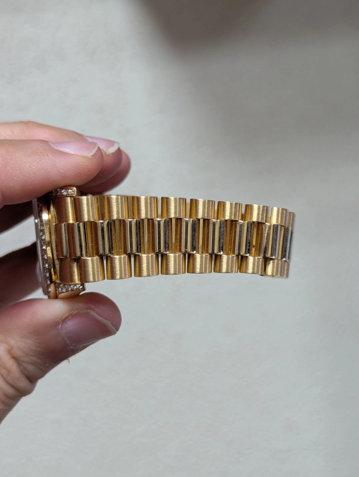 1990 Rolex Day-Date 18388 Jubilee Diamond Dial Bezel and Lugs 18kt President 36m