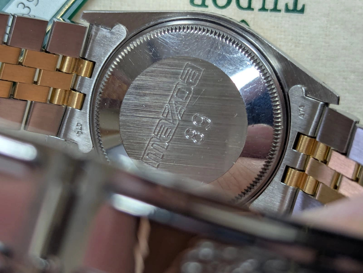 1988 Rolex Date 15053 Mazda Award Watch Champagne Dial TT Jubilee No Papers 34mm