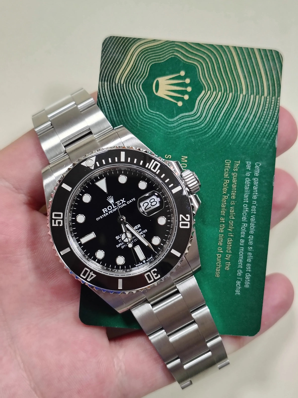 2021 Rolex Submariner 126610LN Black Dial SS Oyster With Papers 40mm