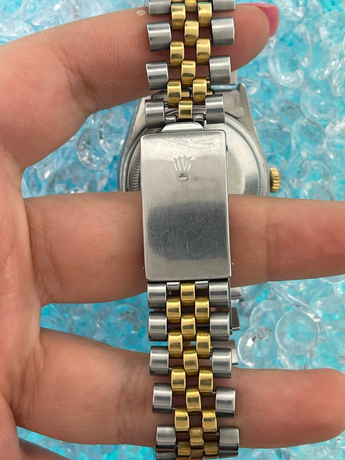 1985 Rolex Datejust 16013 Champagne Dial TT Jubilee No Papers 36mm