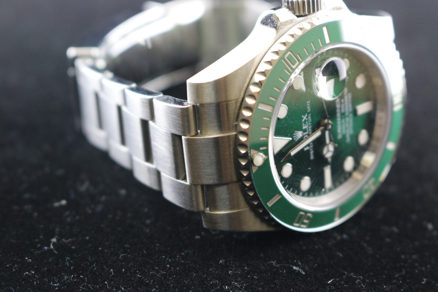 2013 Rolex Submariner 116610LV Hulk Green Dial With Box + Papers 40mm