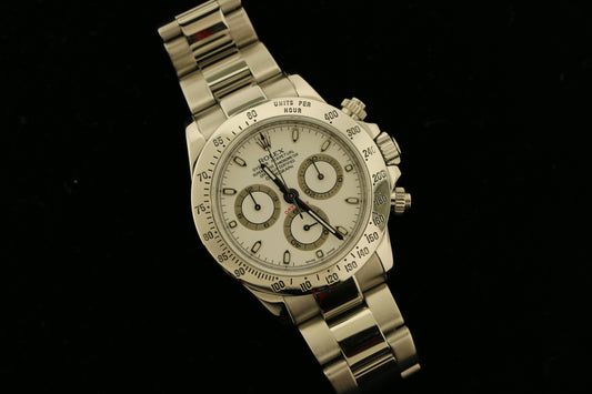 2009 Rolex Daytona 116520 White Dial Oyster Bracelet No Papers 40mm