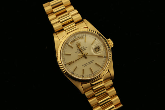 1979 Rolex Day-Date 18038 Silver Dial President No Papers 36mm