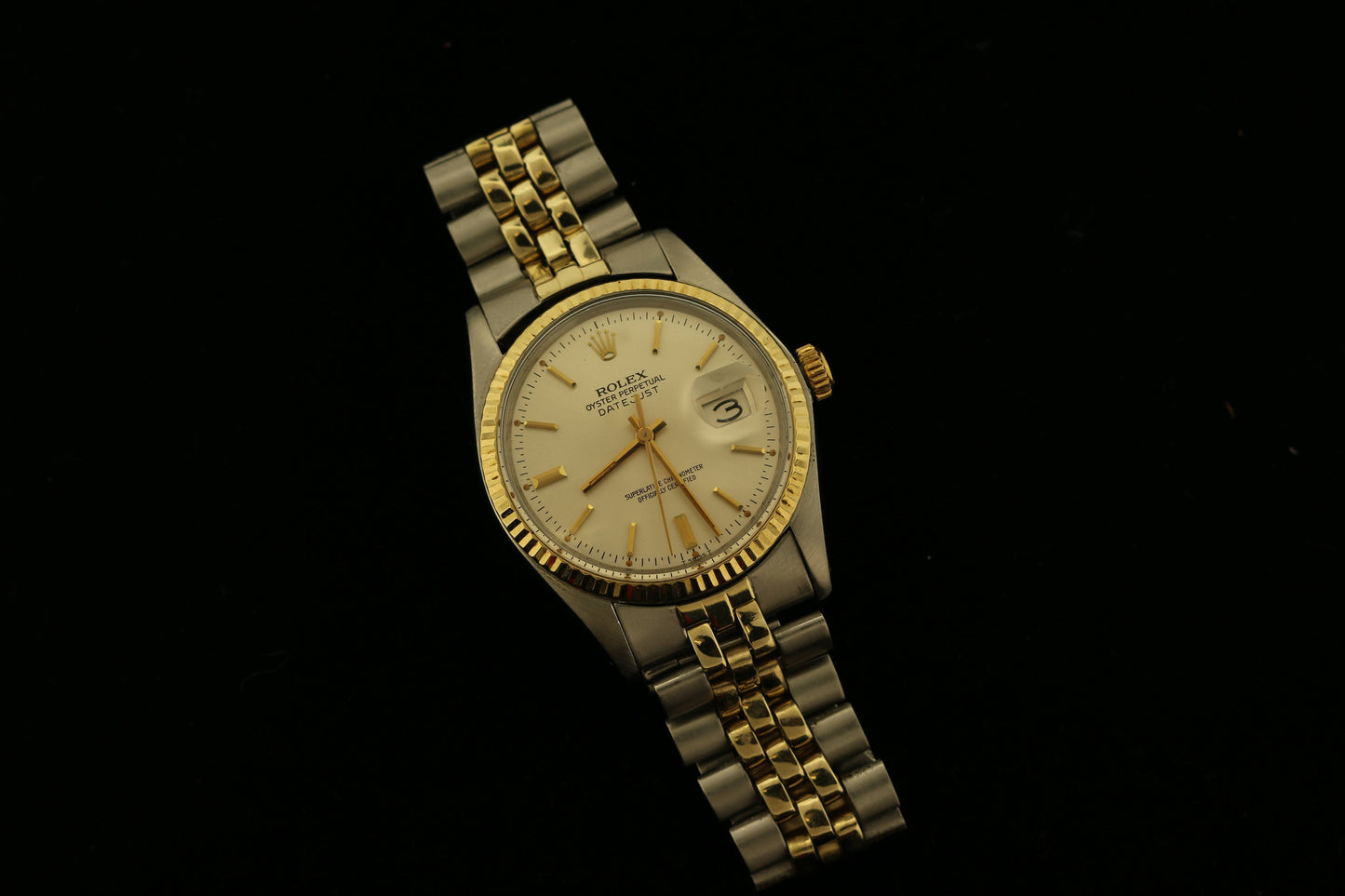 1978 Rolex Datejust 16013 Silver Dial Two Tone Jubilee No Papers 36mm