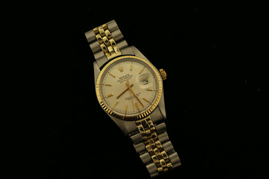 1978 Rolex Datejust 16013 Silver Dial Two Tone Jubilee No Papers 36mm