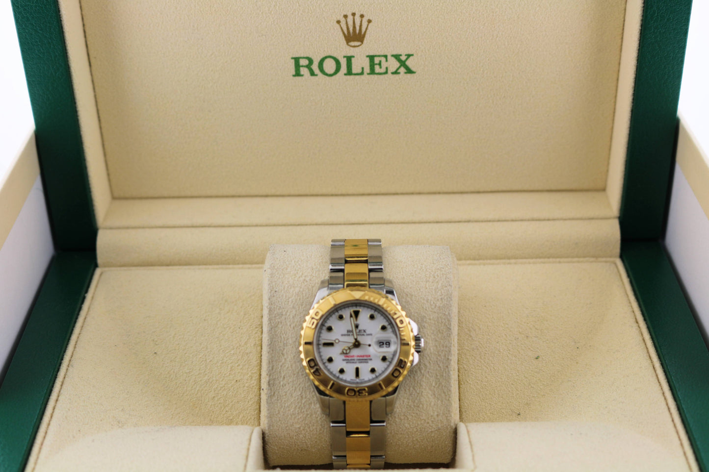 2002 Rolex Yacht-Master 169623 White Dial TT Oyster No Papers 29mm