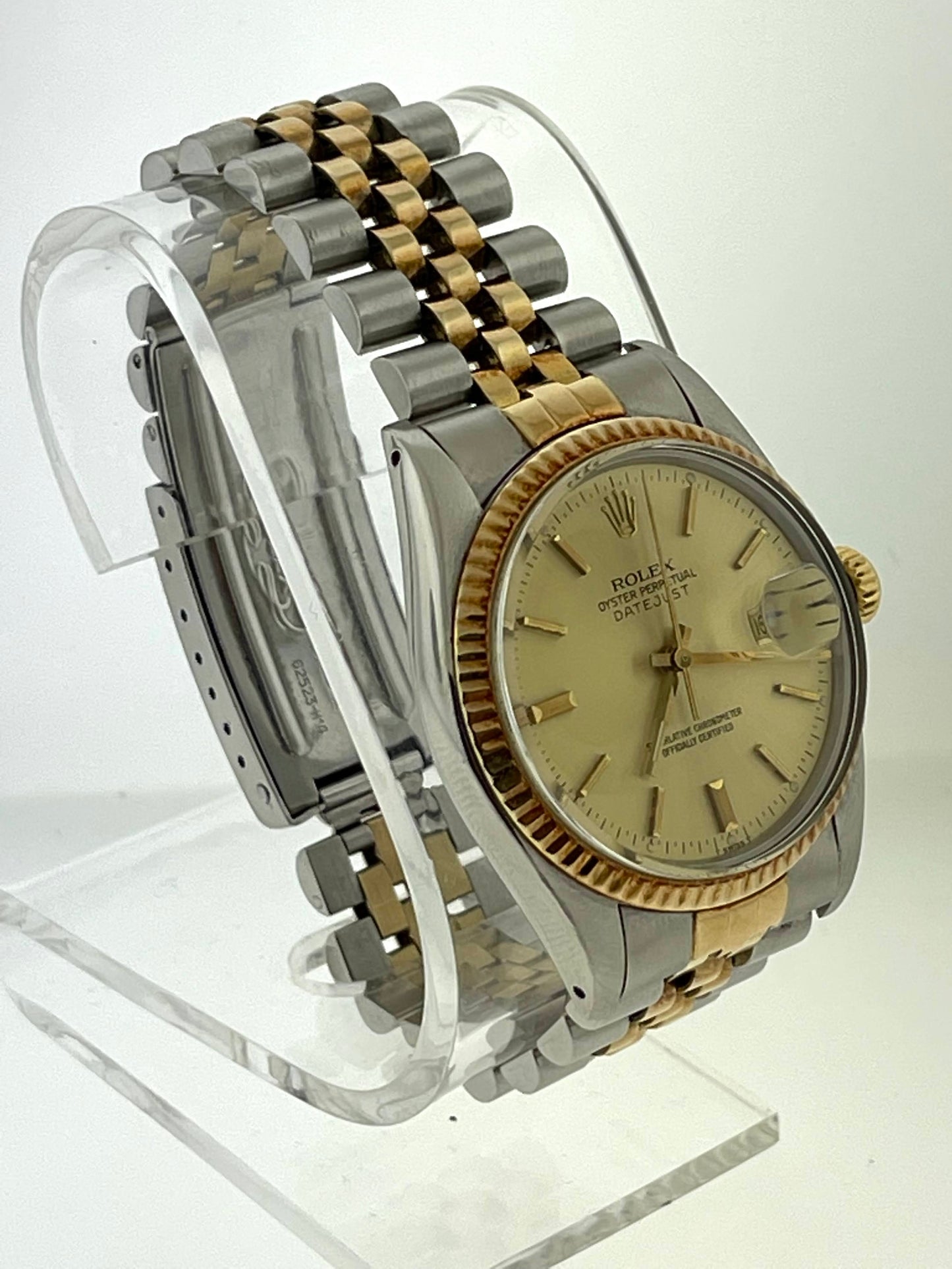 1981 Rolex Datejust 16013 Champagne Dial No Papers 36mm