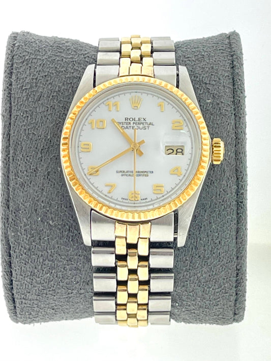 1985 Rolex Datejust 16013 White Dial Jubilee Bracelet No Papers 36mm