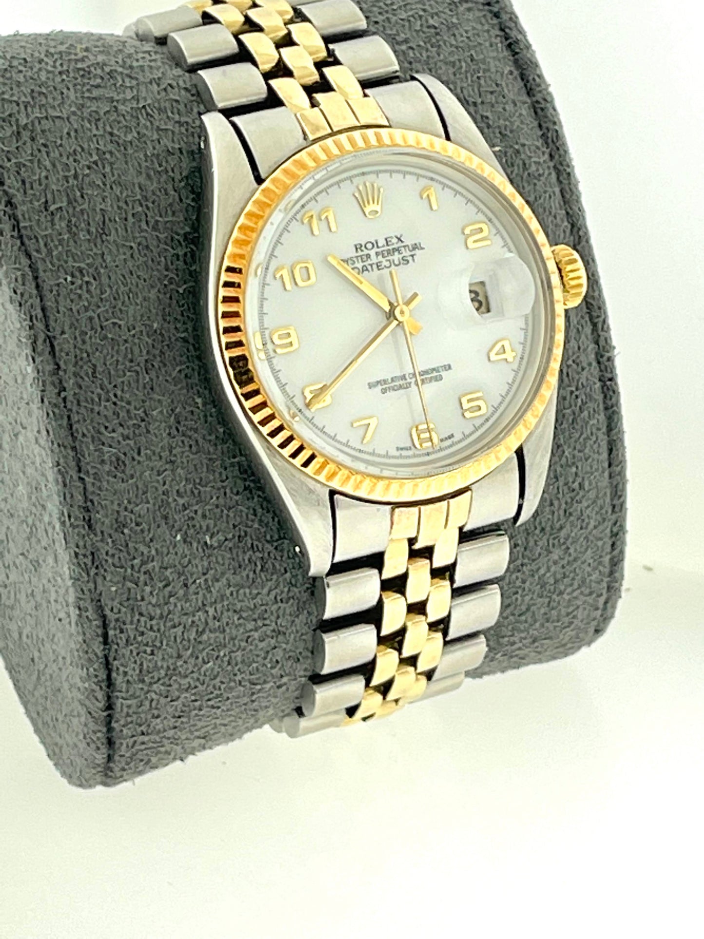 1985 Rolex Datejust 16013 White Dial Jubilee Bracelet No Papers 36mm