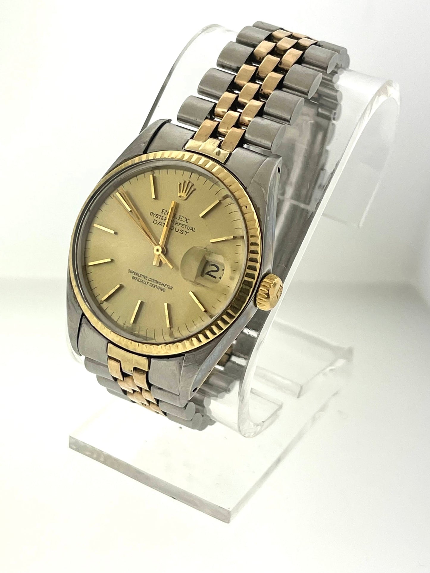1978 Rolex Datejust 16013 Champagne Dial No Papers 36mm