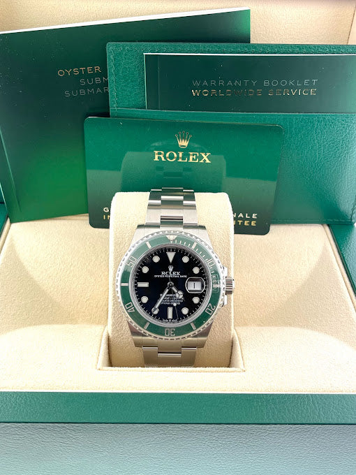 Unworn 2021 Rolex Submariner 126610LV Kermit Black Dial With Box And Papers 41mm