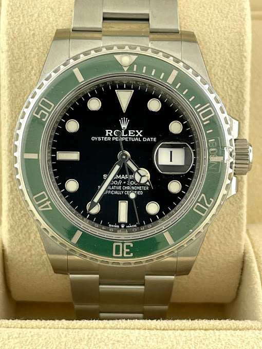 Unworn 2021 Rolex Submariner 126610LV Kermit Black Dial With Box And Papers 41mm