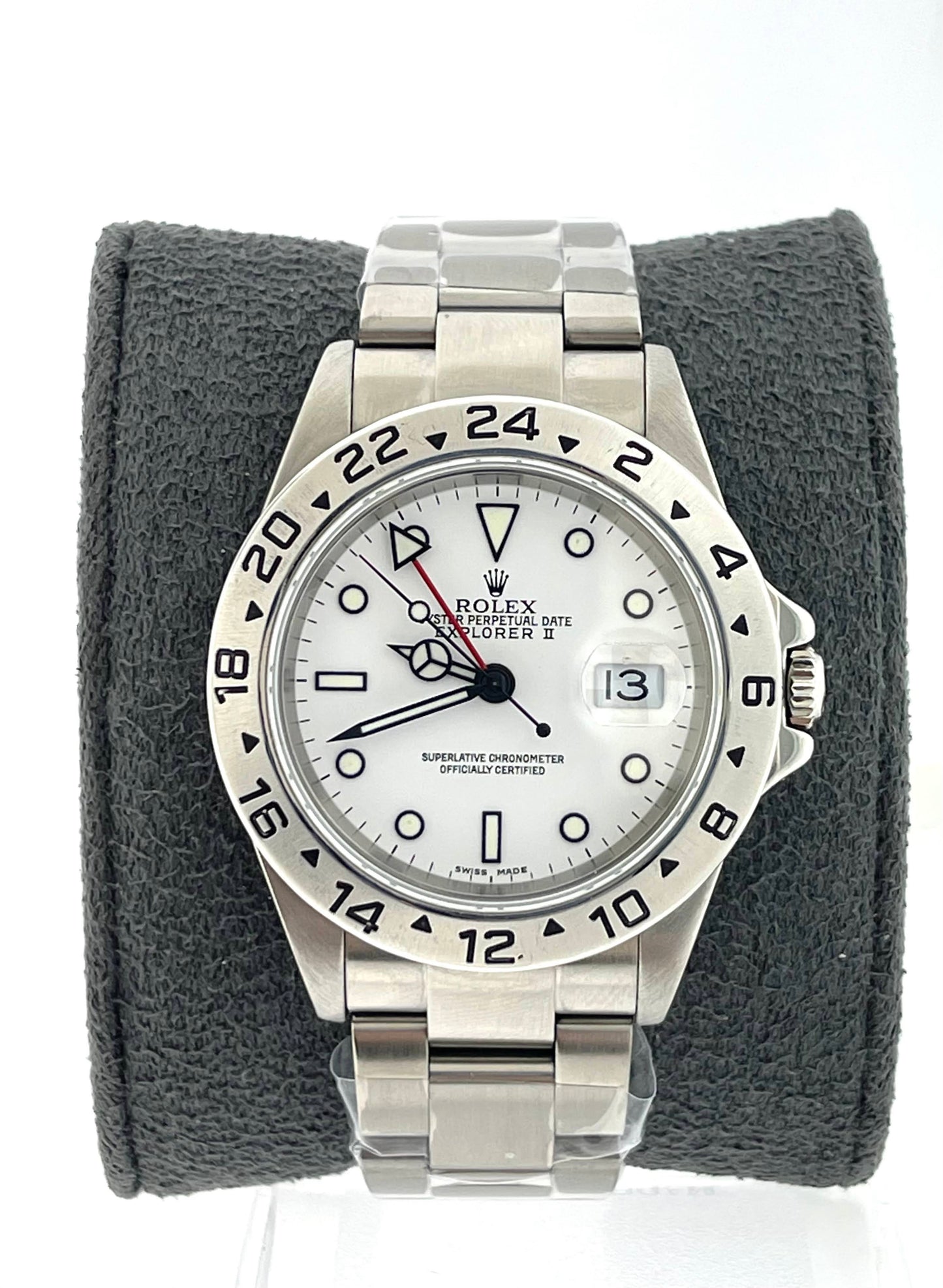 2006 Rolex Explorer II 16570 White Dial Oyster Bracelet No Papers 40mm