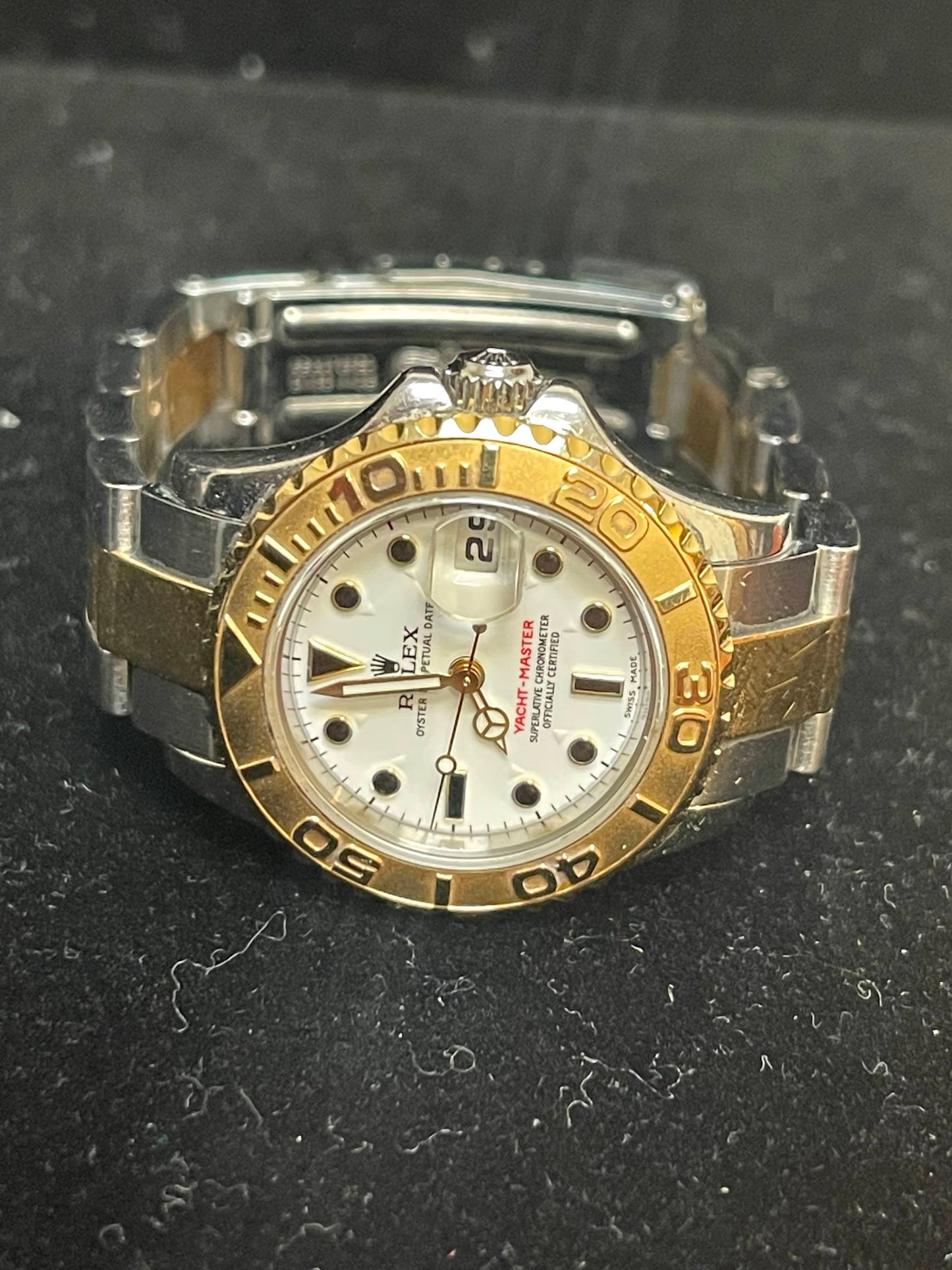 2002 Rolex Yacht-Master 169623 White Dial TT Oyster No Papers 29mm