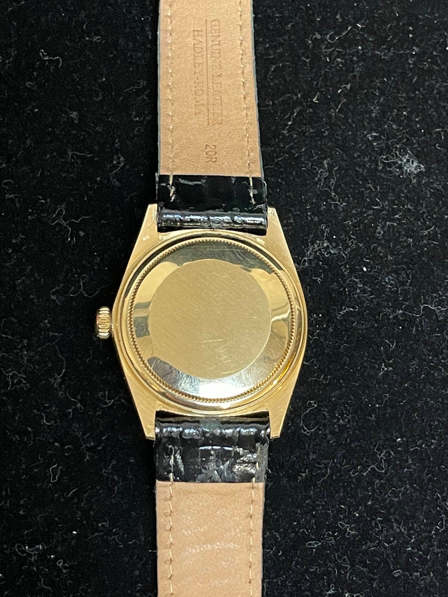 1966 Rolex Solid Gold 18kt Datejust 1601 Champagne Diamond Dial + Bezel 36mm
