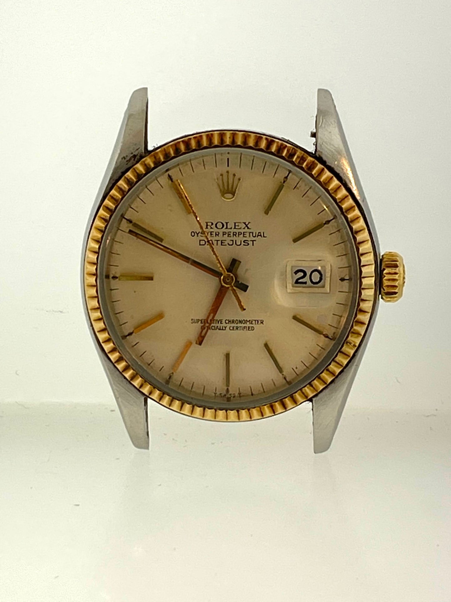 1978 Rolex Datejust 16013 Silver Dial Head Only No Papers 36mm As-Is