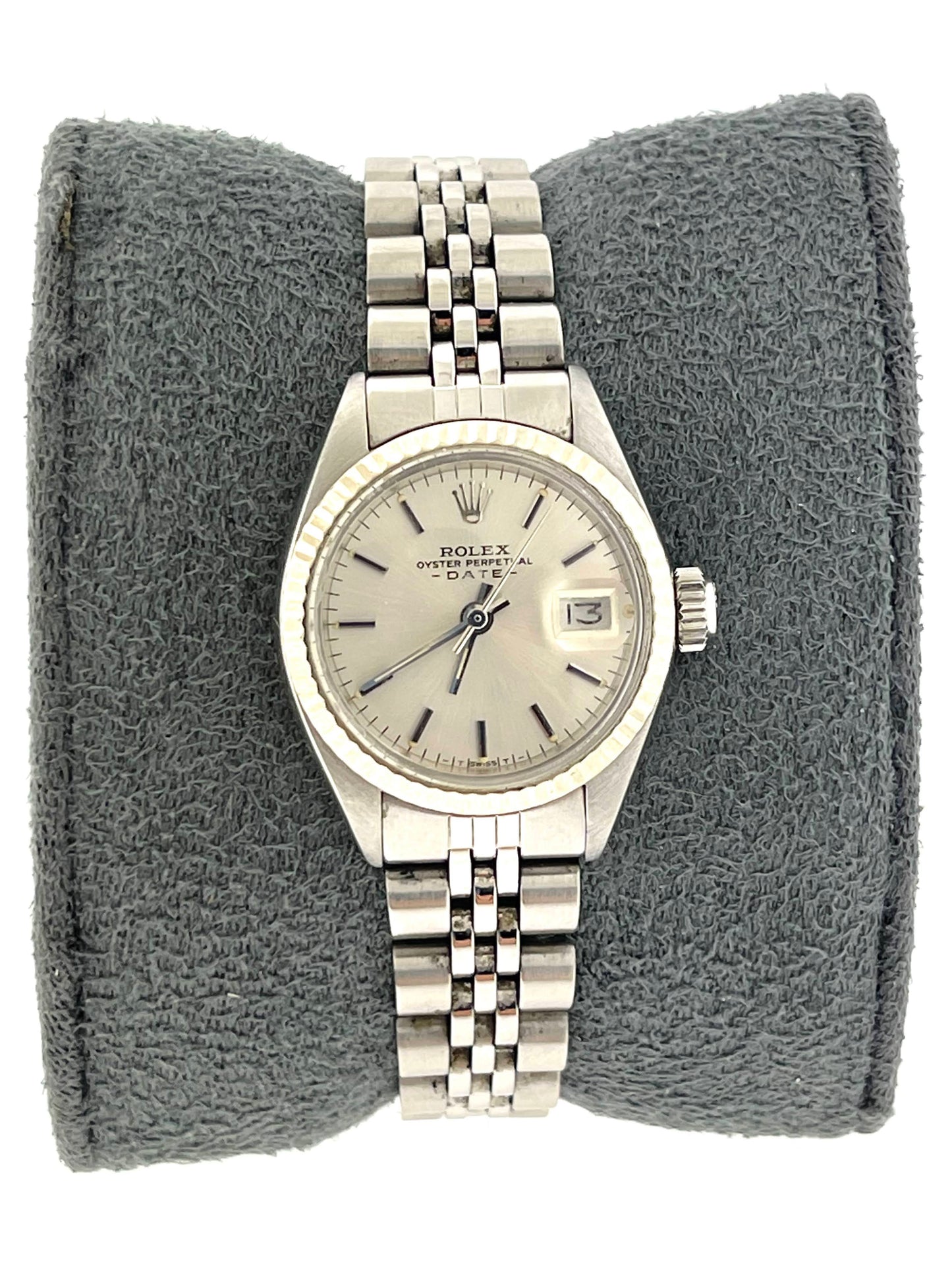 1978 Rolex Ladies Date 6917 Silver Dial Jubilee No Papers 26mm