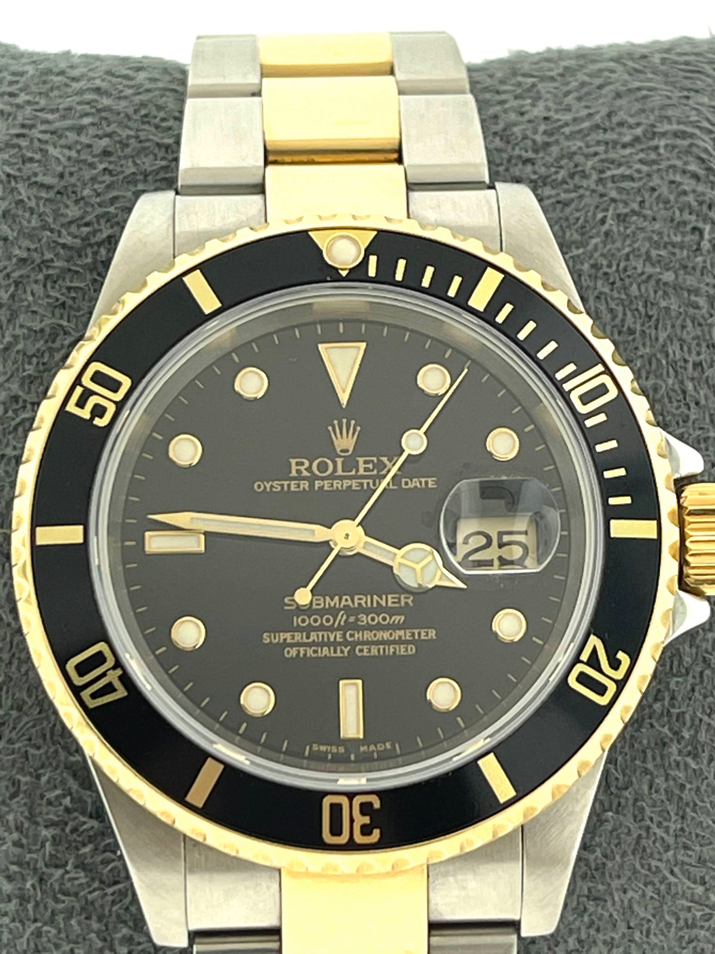 2004 Rolex Submariner 16613 Black Dial Two Tone Oyster No Papers 40mm