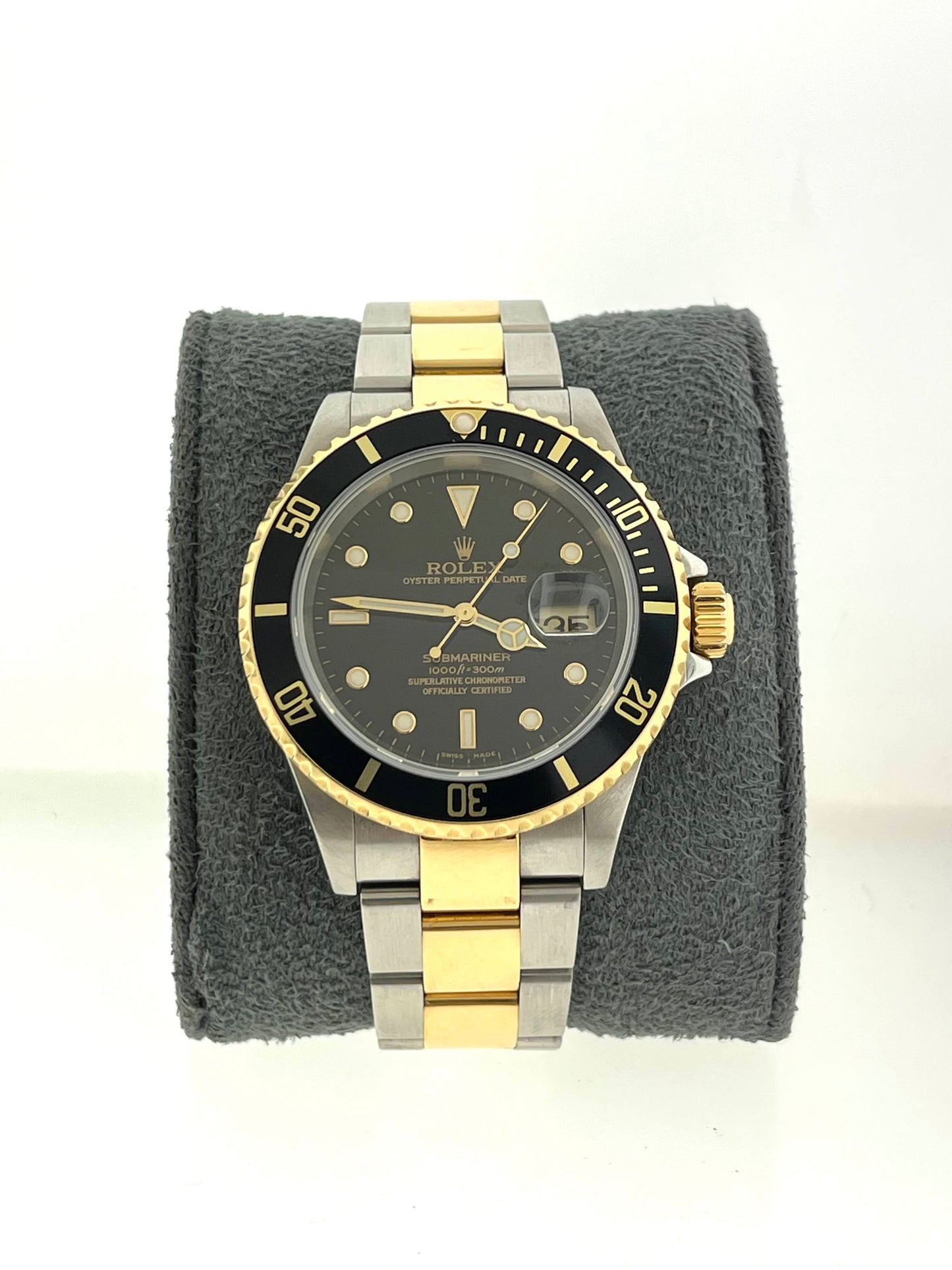2004 Rolex Submariner 16613 Black Dial Two Tone Oyster No Papers 40mm