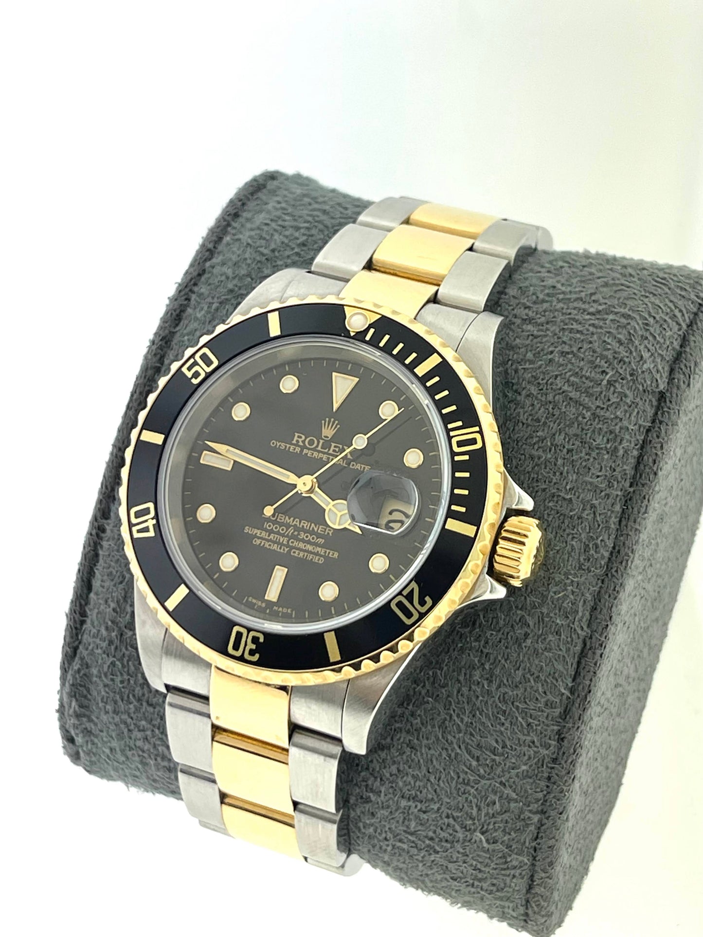 2004 Rolex Submariner 16613 Black Dial Two Tone Oyster No Papers 40mm