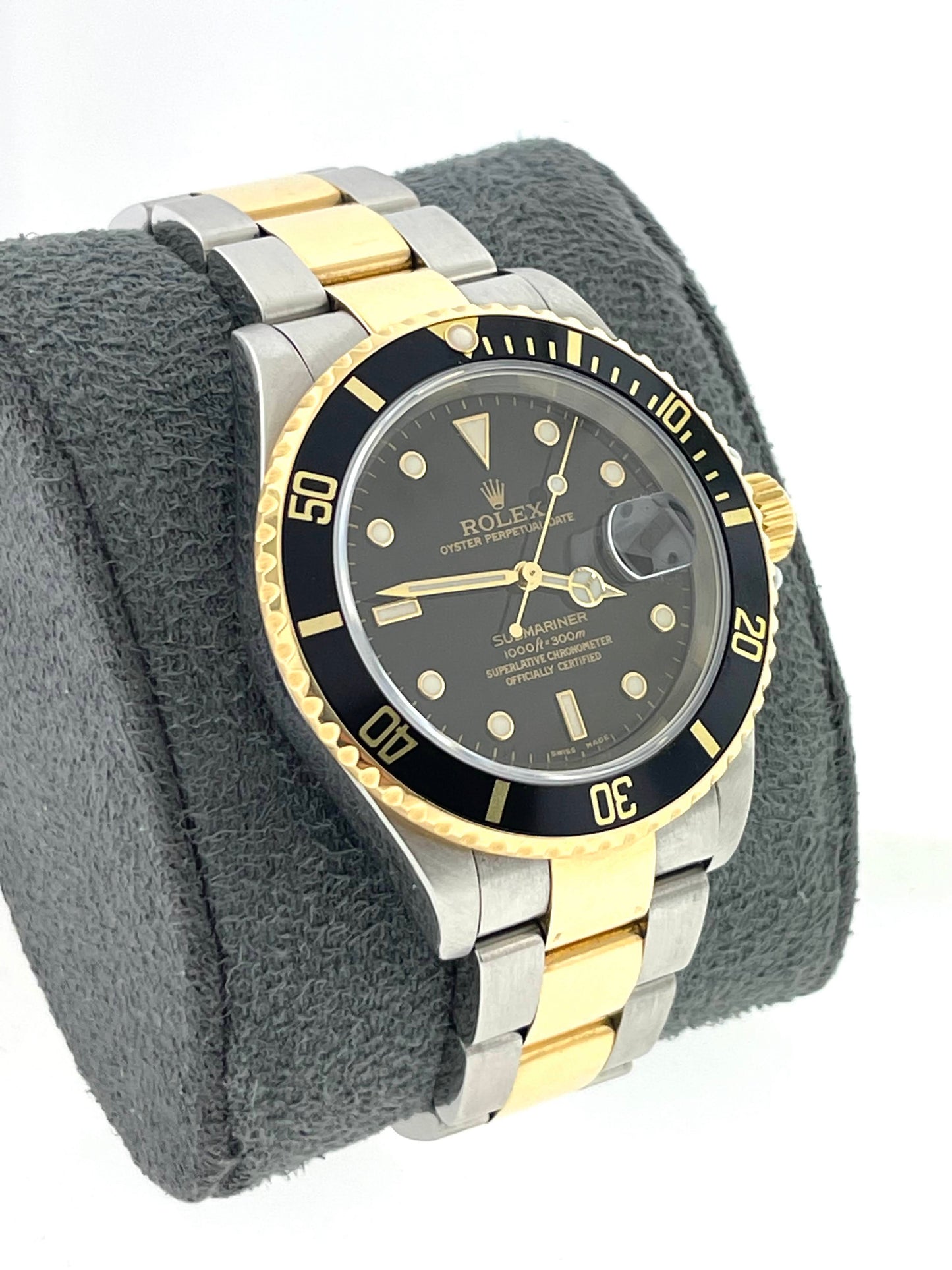 2004 Rolex Submariner 16613 Black Dial Two Tone Oyster No Papers 40mm