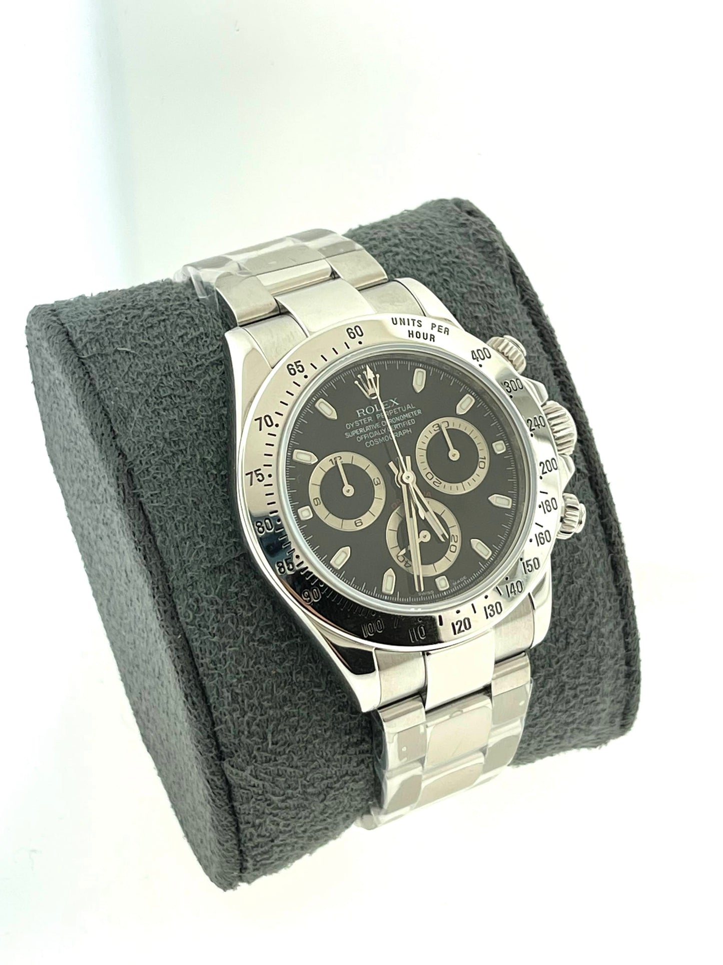 2007 Rolex Daytona Cosmograph 116520 Black Dial Stainless Steel No Papers 40mm